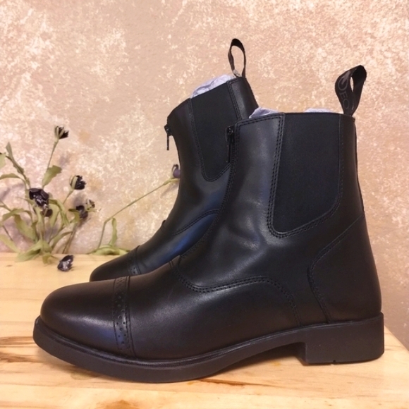 OEQ Ladies CoreRide Leather Paddock Boot 8 - Picture 2 of 9